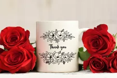 Flower Svg, Floral Wedding svg, Flower border svg Product Image 3