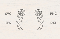 Flowers border SVG Product Image 1