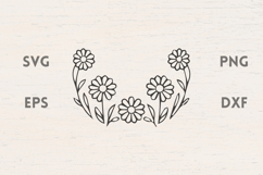 Flowers laurel SVG Product Image 1