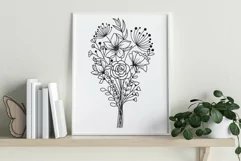 Flower Svg, Floral Bouquet Svg, Flower Ornament Svg. Product Image 2