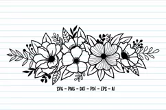 Flower Svg, Flower Bouquet Svg, Floral Wedding Svg Product Image 1