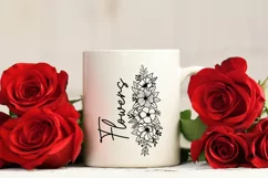 Flower Svg, Flower Bouquet Svg, Floral Wedding Svg Product Image 4