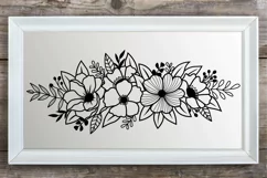 Flower Svg, Flower Bouquet Svg, Floral Wedding Svg Product Image 5