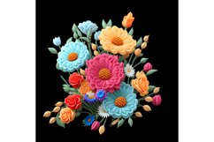 20 Oz 3D Soft Colors Flowers Tumbler Sublimation Warps Product Image 6