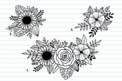 Flower Svg Bundle, flower Bouquet Svg, Floral Bunch Svg. Product Image 6