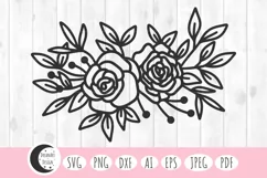floral svg, flower svg, flower sublimation