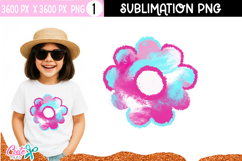 Flower Brush Sublimation Design Product Image 1