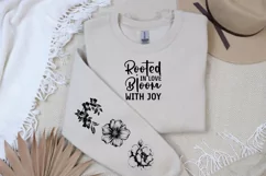 Rooted In Love Sleeve SVG, God SVG Design, Faith SVG Product Image 3