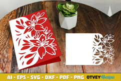 Flowers Card Cover Paper Cut Product Image 4