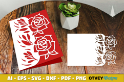 Flowers Card Cover Paper Cut Product Image 4