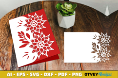 Flowers Card Cover Paper Cut Product Image 4
