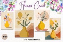 Flower Card Floral Border Card Printable Gift Card_7 Product Image 1