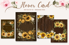 Flower Card Floral Card Printable Birthday Greeting Card_4 Product Image 1