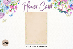 Flower Card Floral Border Card Printable Gift Card_16 Product Image 1