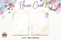 Flower Card Floral Border Card Printable Gift Card_15 Product Image 1