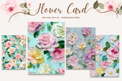 Flower Card Floral Card Printable Birthday Greeting Card_3 Product Image 1
