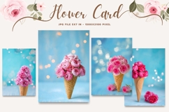 Flower Card Floral Card Printable Birthday Greeting Card_37 Product Image 1