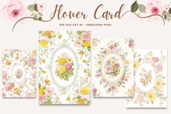 Flower Card Floral Card Printable Birthday Greeting Card_27 Product Image 1