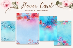 Flower Card Floral Card Printable Birthday Greeting Card_33 Product Image 1