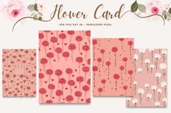 Flower Card Floral Card Printable Birthday Greeting Card_5 Product Image 1