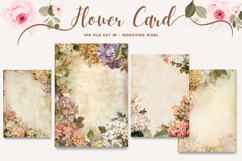 Flower Card Floral Card Printable Birthday Greeting Card_12 Product Image 1