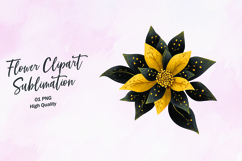 Radiant Golden Daisy Clipart Sublimation PNG Product Image 1