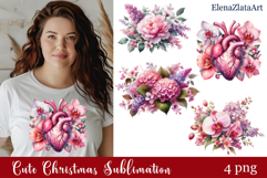 Flower clipart, Watercolor floral clipart, Bouquets Product Image 1