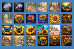 Flower coaster Sublimation Square coaster design Watercolor Product Image 5