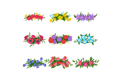 flower crown set cartoon Product Image 1