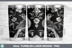 GorgeousFlower Laser 20oz Tumbler design.