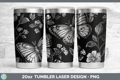 GorgeousFlower Laser 20oz Tumbler design.