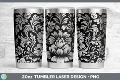 GorgeousFlower Laser 20oz Tumbler design.