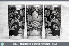 GorgeousFlower Laser 20oz Tumbler design.