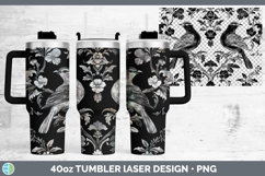 GorgeousFlower Laser 40oz Tumbler design.