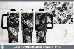 GorgeousFlower Laser 40oz Tumbler design.