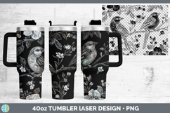 GorgeousFlower Laser 40oz Tumbler design.