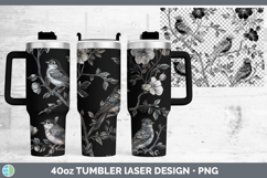 GorgeousFlower Laser 40oz Tumbler design.