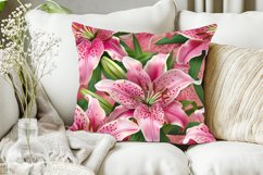 Lily Flower Digital Paper Bundle Product Image 4