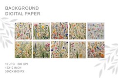 3D Flower Embroidery Flower View Craft Art Background_D Product Image 2