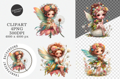 Flower Fairy Clipart Product Image 1