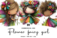 Flower fairy girl Clip Art Product Image 1