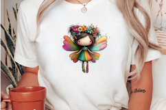 Flower fairy girl Clip Art Product Image 2