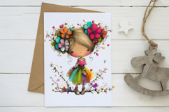 Flower fairy girl Clip Art Product Image 3