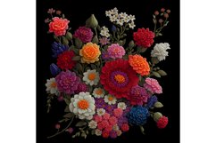 20 Oz 3D Flowers Bouquet Tumbler Sublimation Warps Product Image 5