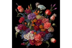 20 Oz 3D Flowers Bouquet Tumbler Sublimation Warps Product Image 6