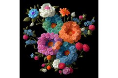 20 Oz 3D Flowers Bouquet Tumbler Sublimation Warps Product Image 7
