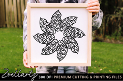 Floral Illustration Floral SVG Cut File for T-shirt Mug Tote Product Image 1