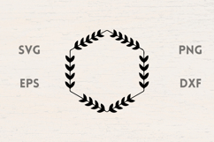 Leav frame border SVG Product Image 1