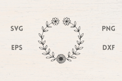 Wildflower frame SVG Product Image 1