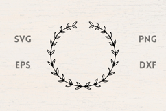 Laurel border SVG Product Image 1